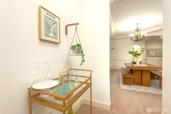 butlers pantry perfect for a built-in!