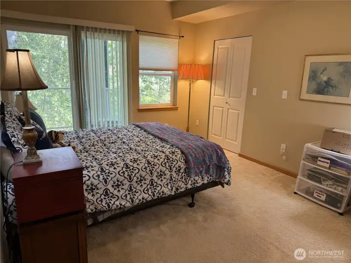 Primary Bedroom has access to the deck