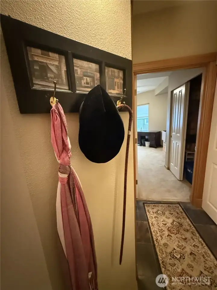 Turn left when entering unit to find the 2nd bedroom