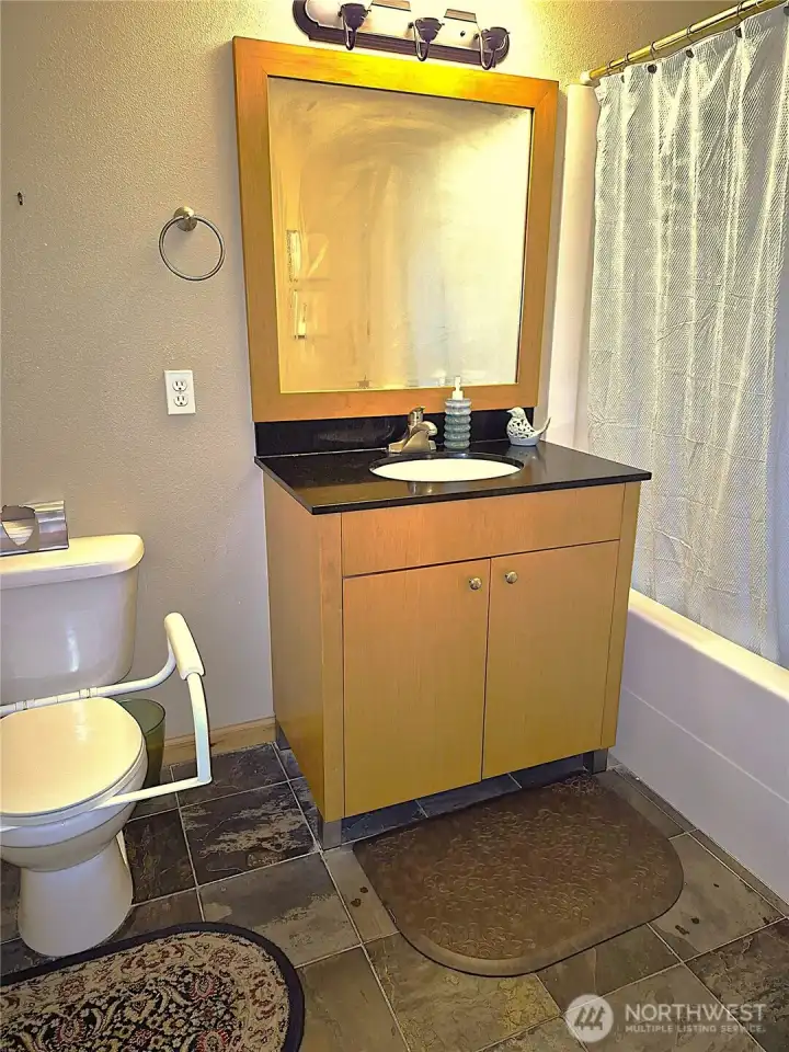 Main Bath is near 2nd bedroom