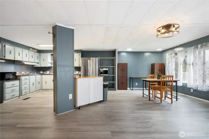 New flooring throughout this open floorplan