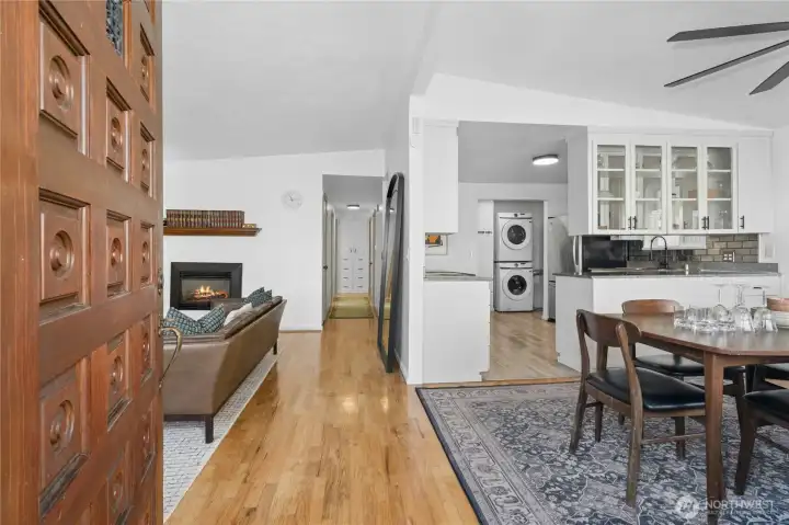 Real hardwood floors