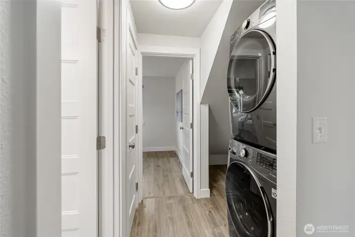 main floor laundry space