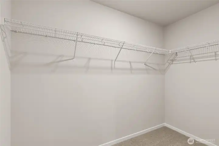 Primary Walk-in Closet. Photos are for representational purposes only, colors, elevation and features may vary.