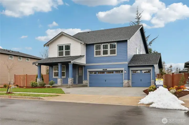 Photo rendering is representational. Actual home is under construction and finishes, elevation, and paint colors may vary. See site agent for details.