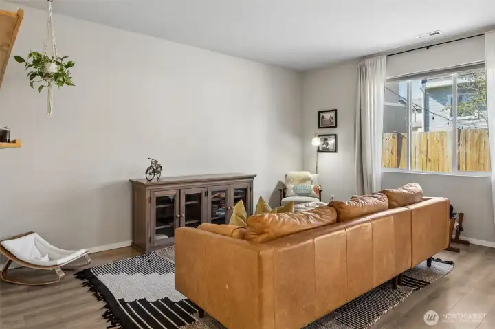 Big windows allowing natural light