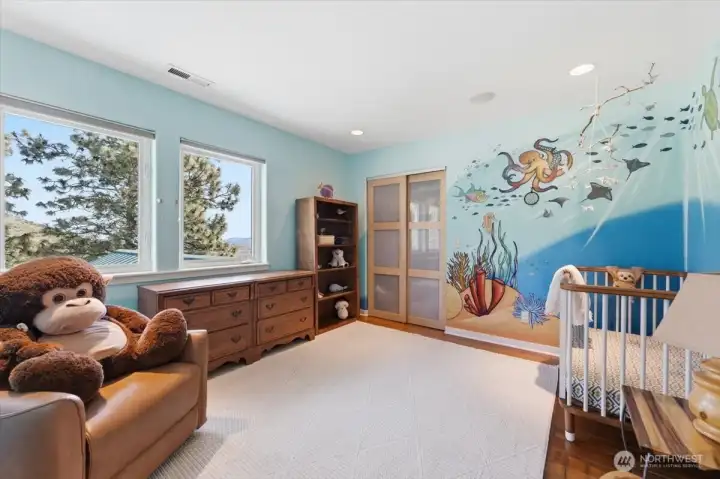 Third floor bedroom.