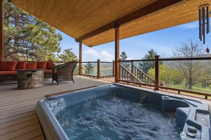 A built-in spa designed for indulgent moments of relaxation.