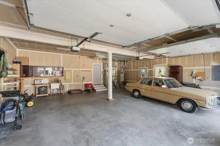 864 sq. foot attached garage.