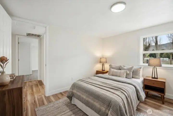 Virtually staged Guest Bedroom #2