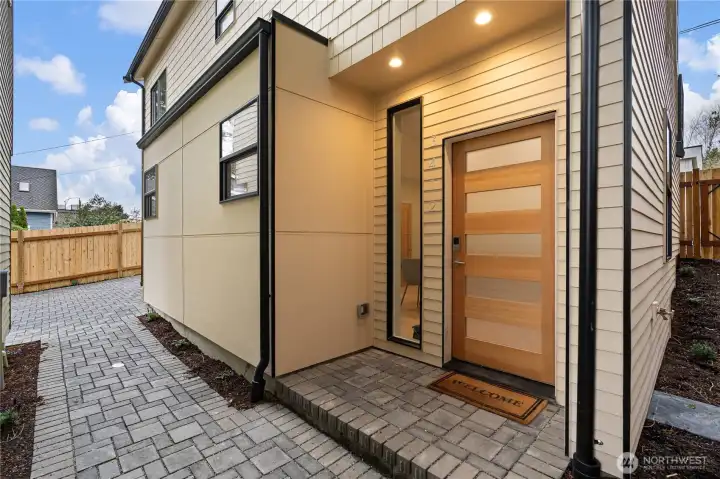 Brand new construction, private garage, and water views!