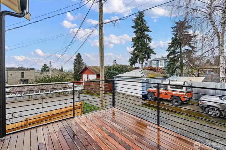 You can see the Olympics and hear the sea lions at Golden Gardens when you step outside!