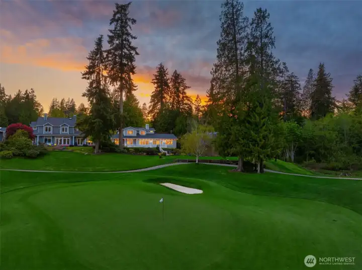 Enjoy expansive golf course vistas from this sophisticated updated home.