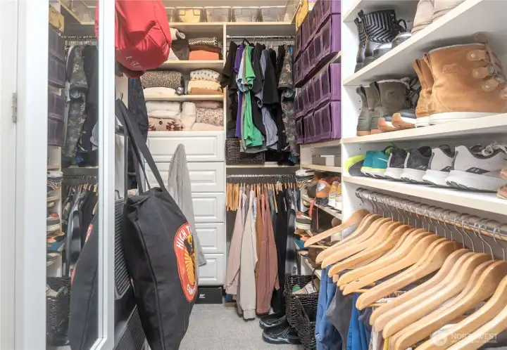Top Floor Walk-in Closet
