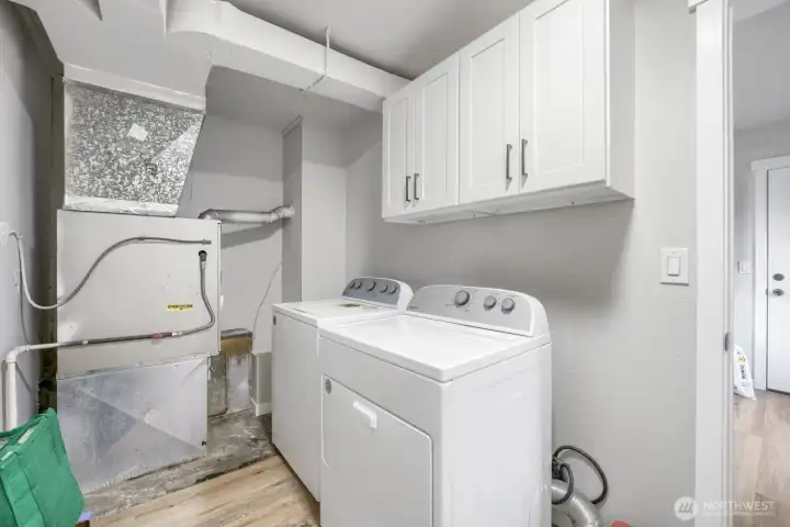 Separate laundry room