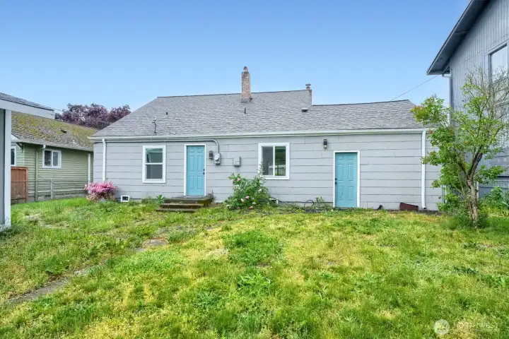 Back of the home