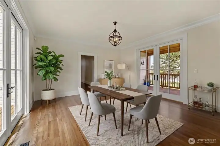 Virtual staging