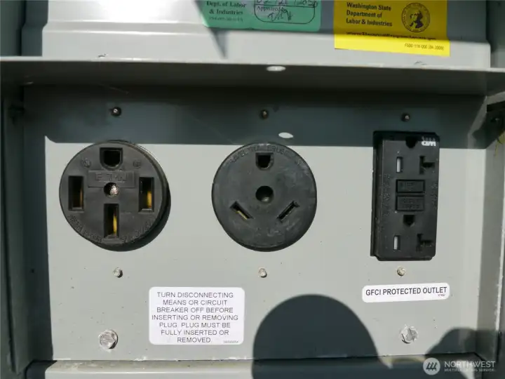 50/30/15 amp connections.