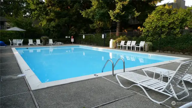 Heated pool open from Memorial Day to Labor Day!