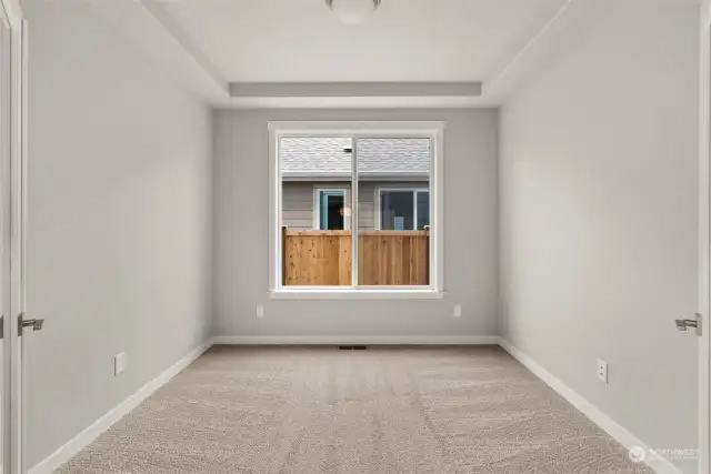 office with glass french doors