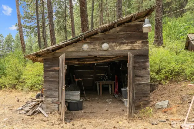 garage or storage building