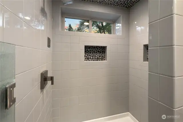 Tiled primary shower #1