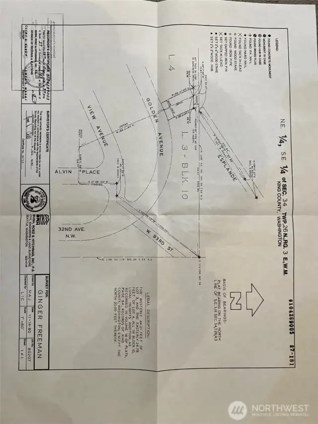 Survey of lot