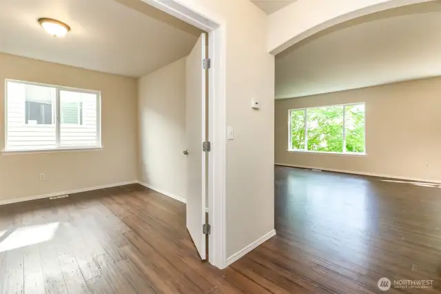 Office/Den-showing Hallway to Informal Living Room
