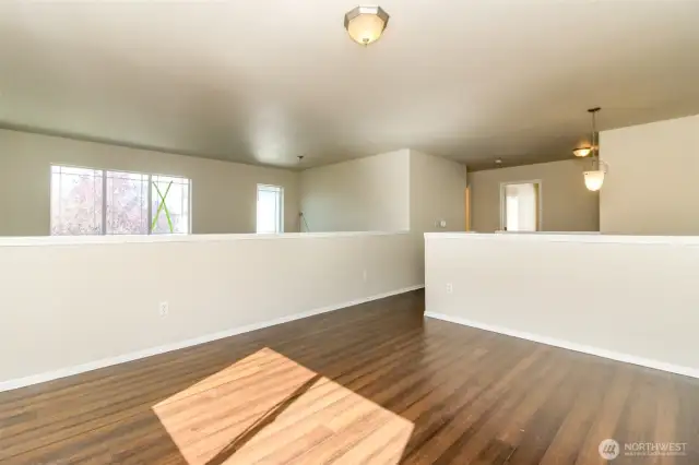 Big Loft Area, Overlooks Formal Living Room Area, Endless possibilities!!