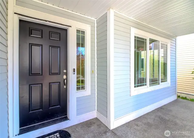 Covered Front Porch for Relaxing