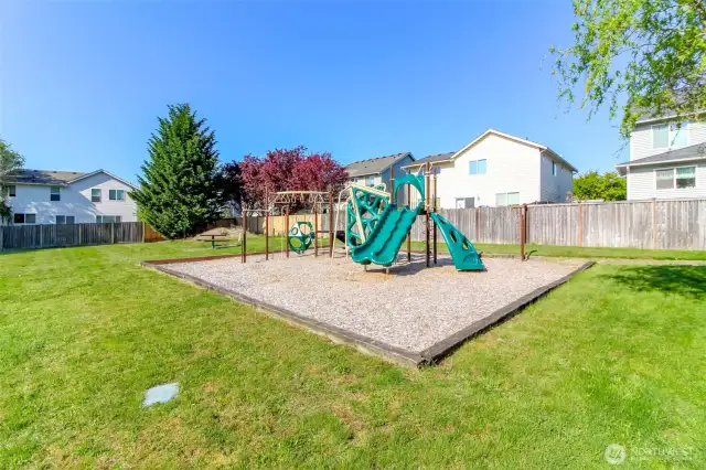 Community park!  Private in the middle of the homes, you can't see it from the road!