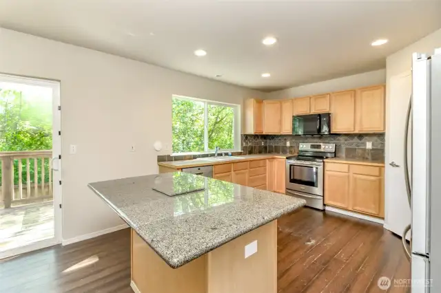 Look at This Beautiful Move-able Kitchen Island!