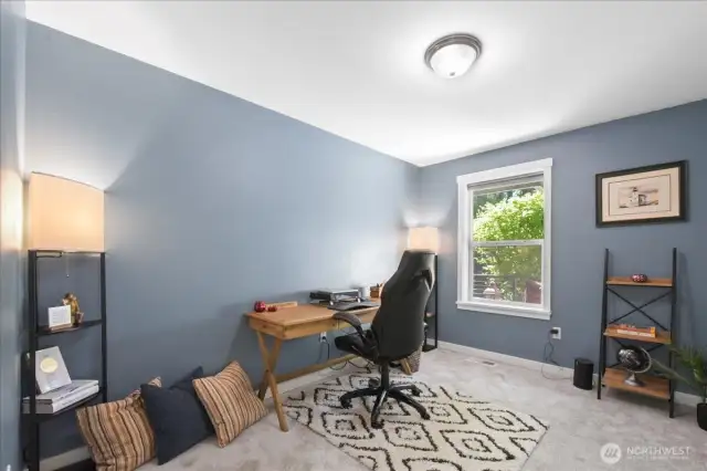Bedroom #4 is currently used as an office. Closet not pictured.