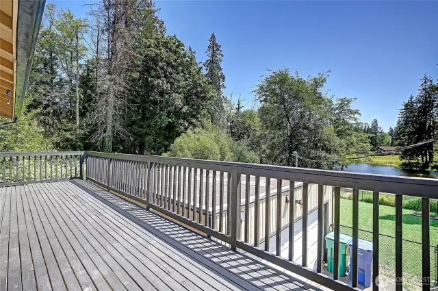 View from Back Deck of Lake