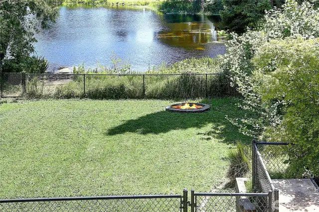 View from Back Deck of Lake