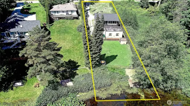 Aerial Front Exterior of Home