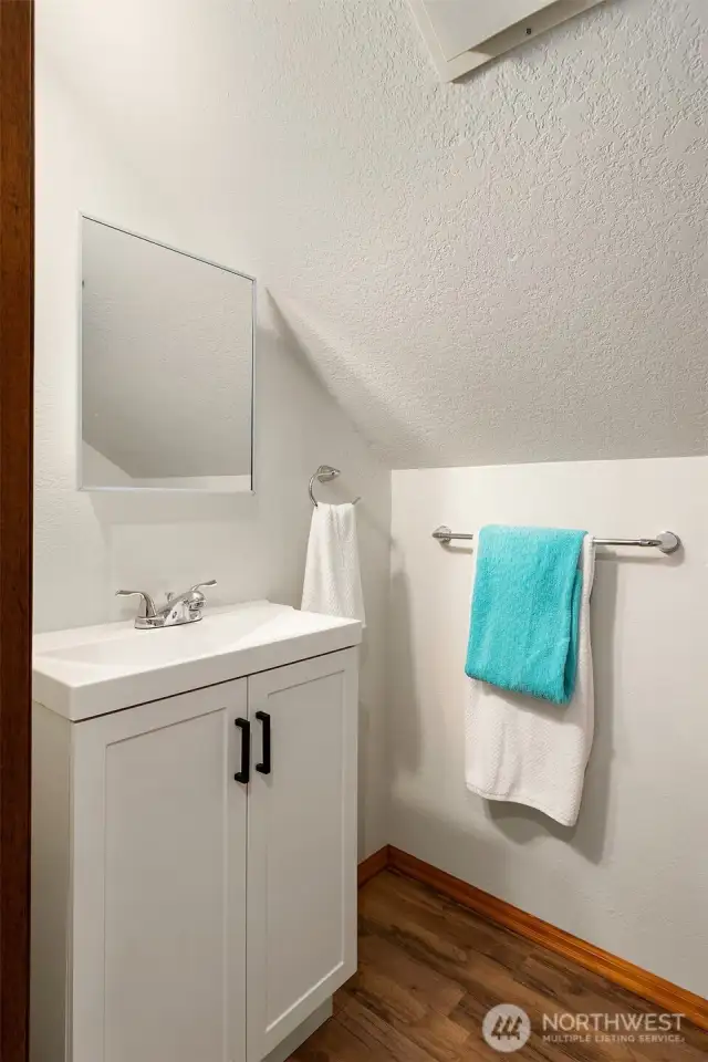 Powder Bath on Upper Level