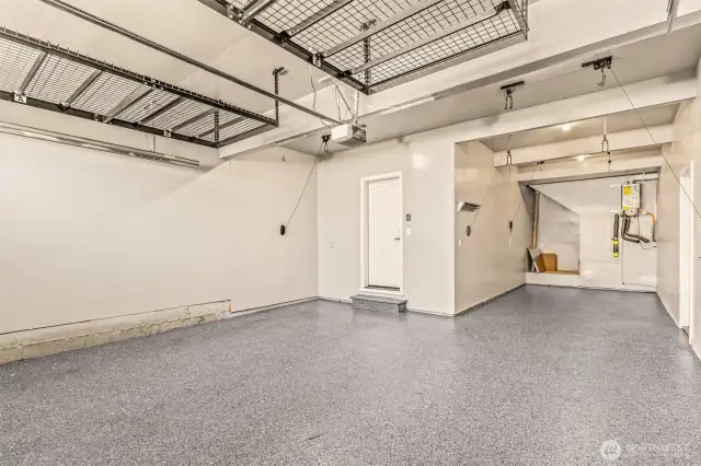 GARAGE WITH LOTS OF STORAGE