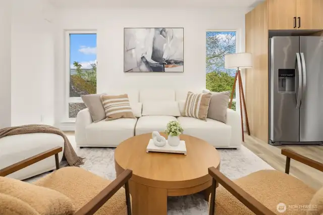 Photo from model home of similar floor plan