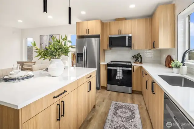 Photo from model home of similar floor plan