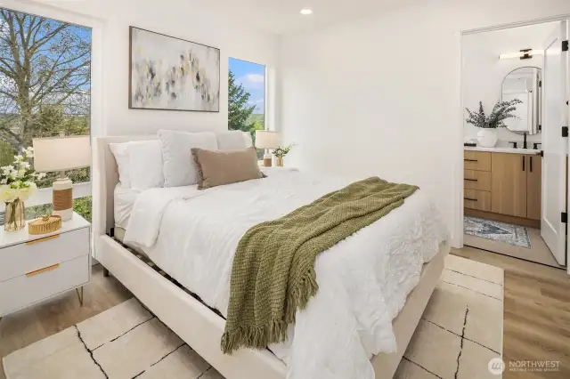 Photo from model home of similar floor plan