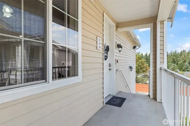 Large covered front porch