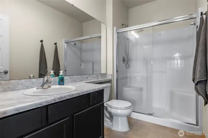 Primary suite with its own bathroom