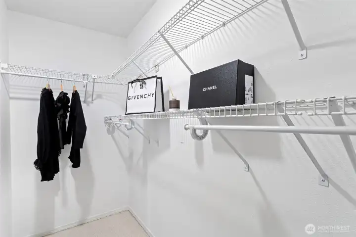 Surprise!  An extra large walk-in closet in the primary suite.