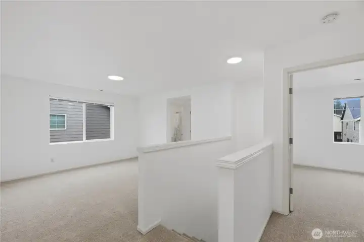 Upper floor loft/flex room