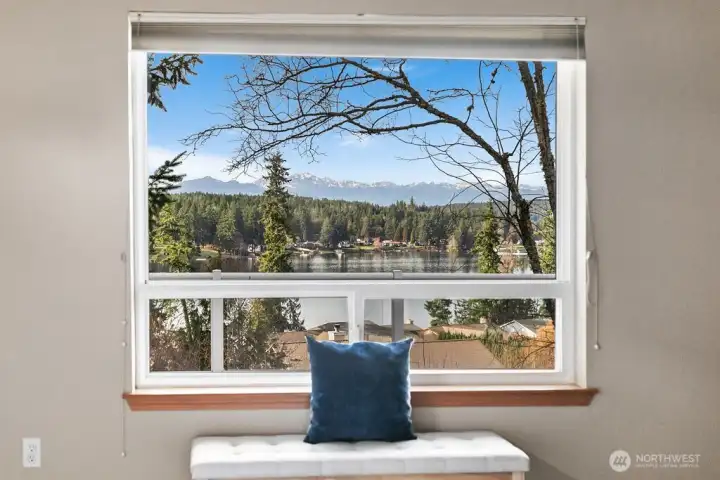 Primary window looking west.