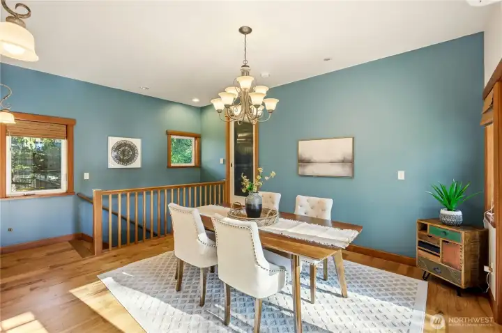 Large designated dining area