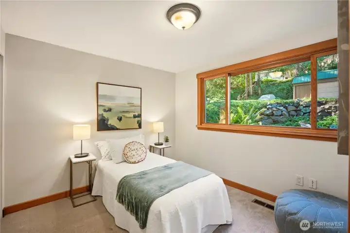 One of the four bedrooms/office