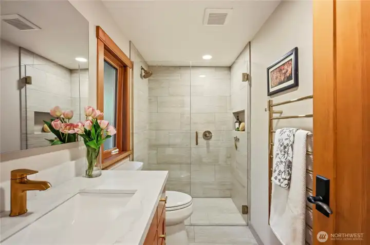 Newly remodeled bathroom