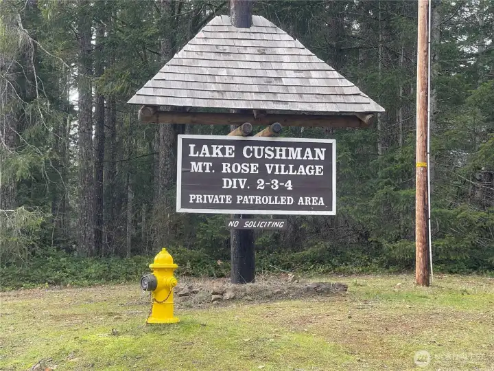 Lake Cushman, Mt Rose Village, Division 3